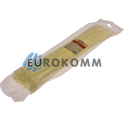 Стяжка нейлонова PROFIX 400х5мм біла (100 шт.)