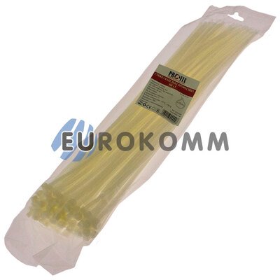 Стяжка нейлонова PROFIX 500х5мм біла (100 шт.)