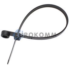 Стяжки кабельні PROFIX під шуруп 200х5мм, чорні (100 шт.)