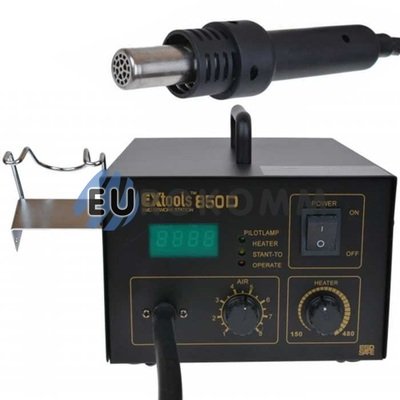Термоповітряна паяльна станція HandsKit 850D (фен з дисплеєм), 100-500 ° С