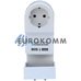 Переходник сетевой Евро + 2USB с подставкой для мобильного телефона