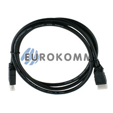 Кабель (шнур) HDMI-HDMI (v1.4, чорний, 1.5м)