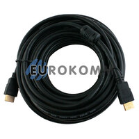Кабель (шнур) HDMI-HDMI (v1.4, з фільтрами, чорний, 10м)