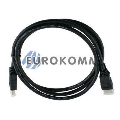 Кабель (шнур) HDMI-HDMI (v1.4, чорний, 1.5м)