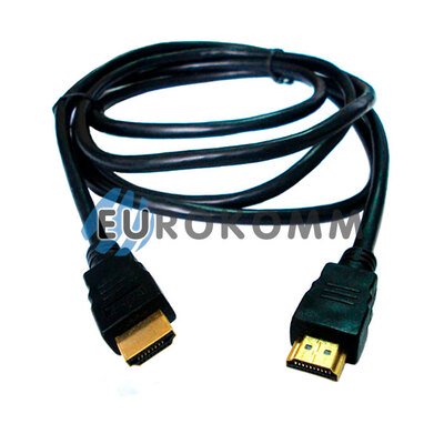 Кабель (шнур) HDMI - HDMI (v1.4, черный, 2м)