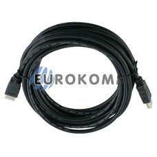 Кабель (шнур) HDMI - HDMI (v1.4, чорний, 5м)