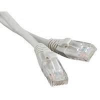 Патч-корд RJ-45 (8p8c) UTP (Cat.5e, сірий, 2м)